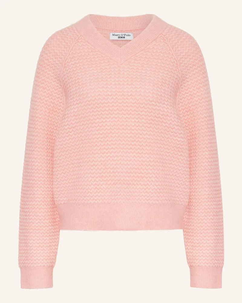 Marc O'Polo Pullover mit Alpaka Rosa