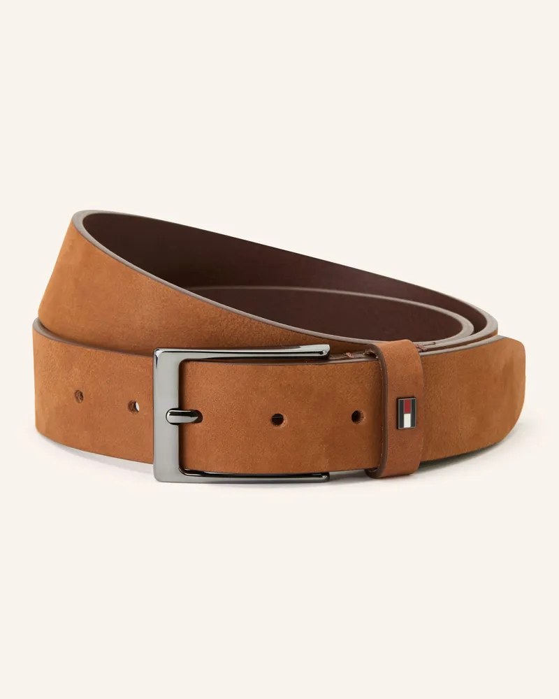 Tommy Hilfiger Ledergürtel Layton braun Braun