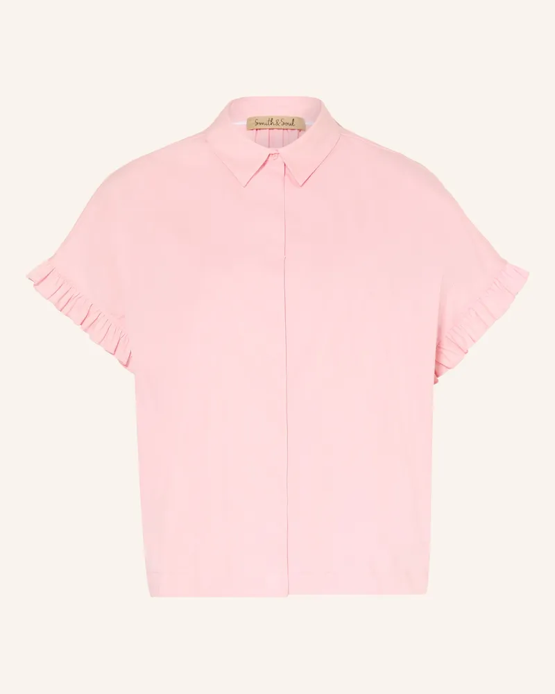 Smith & Soul Hemdbluse Mit Rüschen rosa Rosa