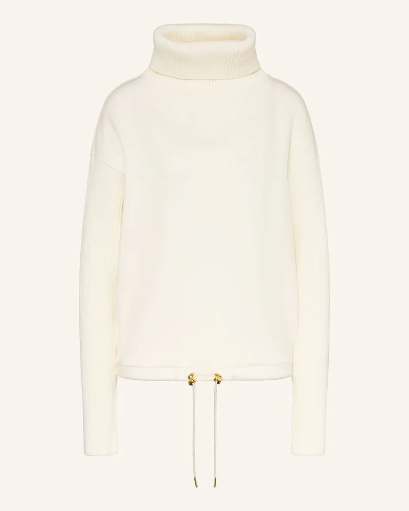 Varley Sweatshirt HANNAH im Materialmix Ecru