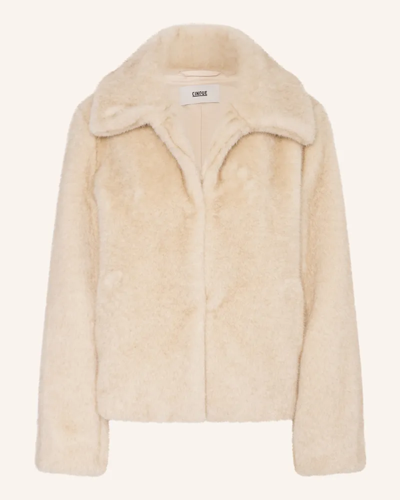 cinque Kunstpelz-Jacke CIFELICE Weiss