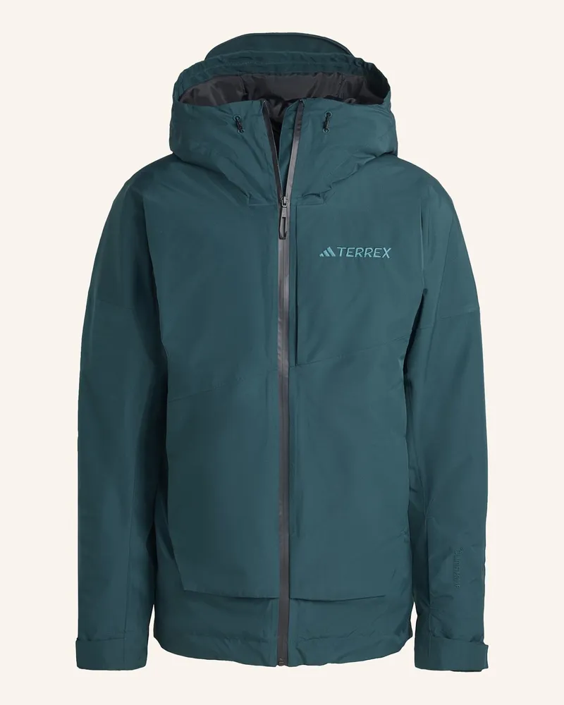 adidas TERREX XPLORIC 2 LAYER INSULATED CLIMAPROOF JACKE Grün