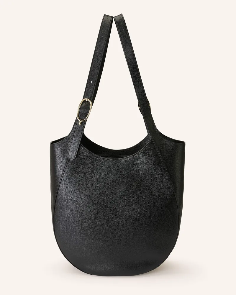 Longchamp Beuteltasche Le Foulonné Xl schwarz Schwarz