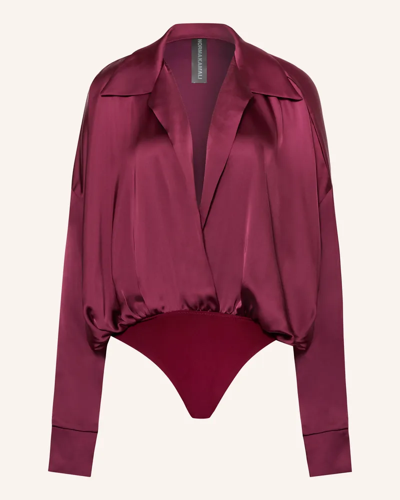 Norma Kamali Body lila Dunkelrot