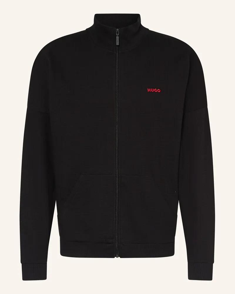 HUGO BOSS Lounge-Sweatjacke Austin schwarz Schwarz