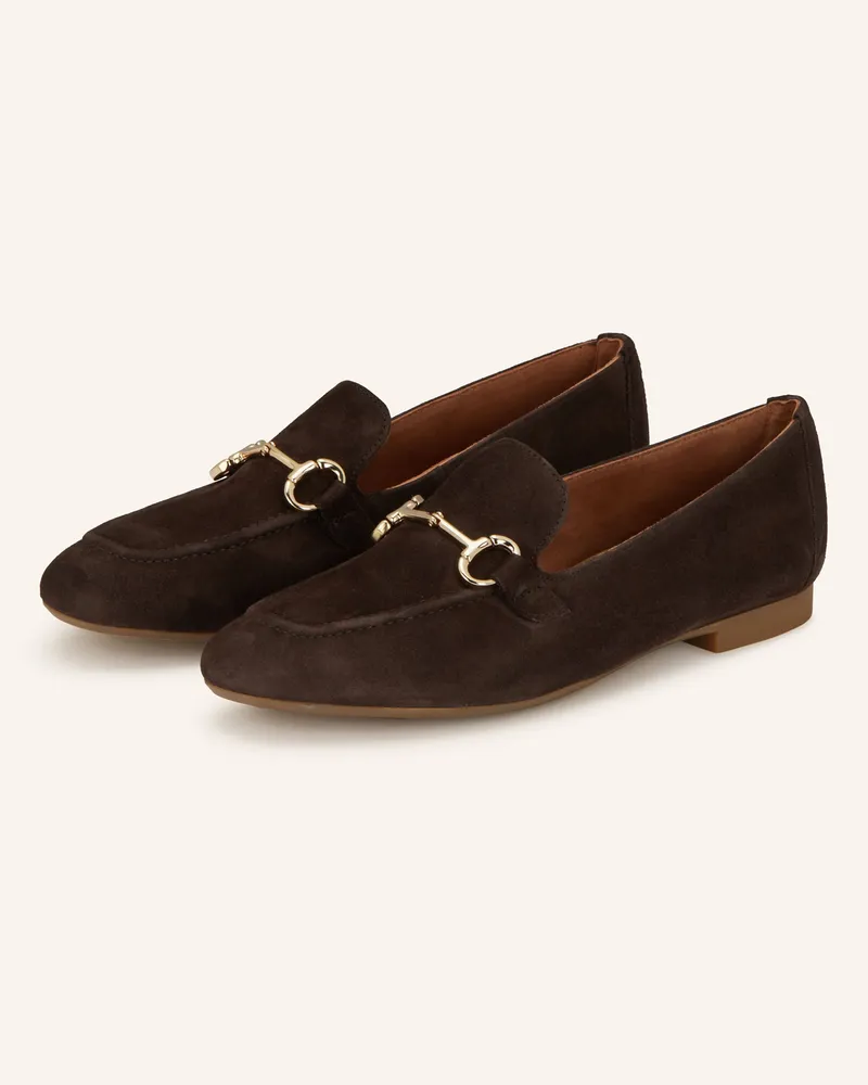 paul green Loafer braun Dunkelbraun