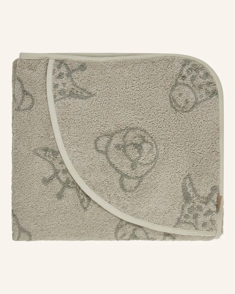 Sterntaler Kapuzenbadetuch 100X100 Cm Löwe Leo grau Grau