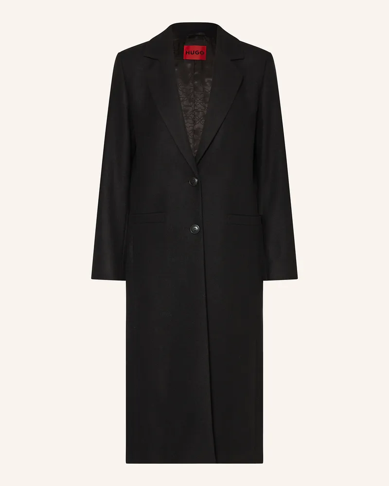 HUGO BOSS Wollmantel MOJENI Schwarz