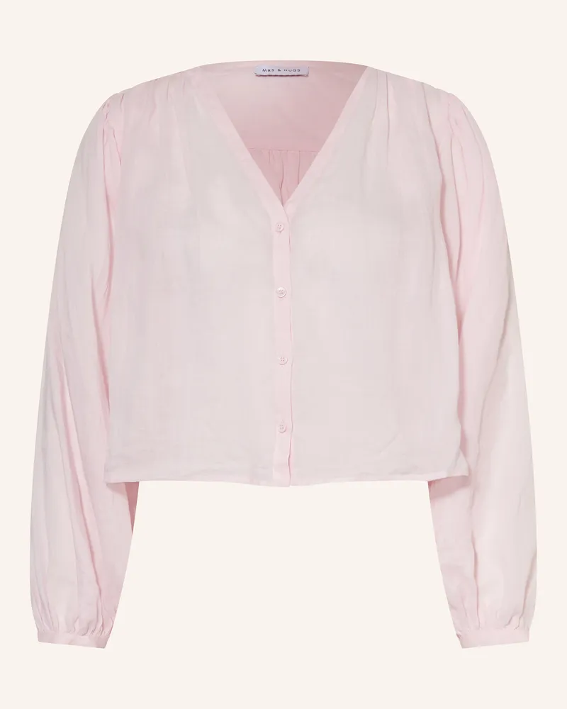 Mrs & HUGS Bluse rosa Rosa