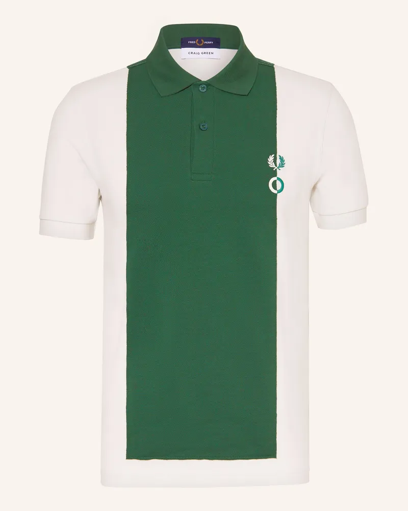 Fred Perry Piqué-Poloshirt Ecru
