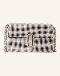 Marc Jacobs Handtasche THE J MARC MINI mit Schmucksteinen Silber