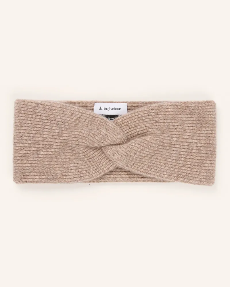 Darling Harbour Stirnband Aus Cashmere braun Greige