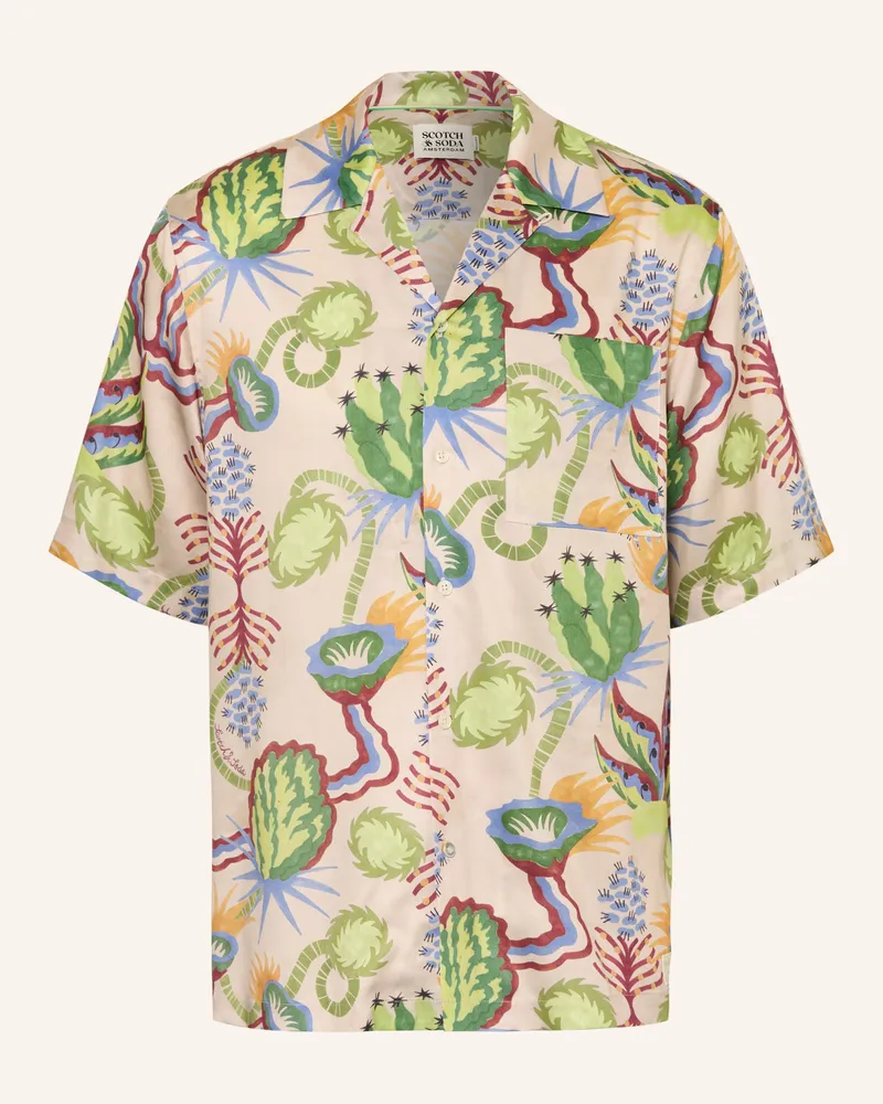 Scotch&Soda Resorthemd Relaxed Fit Grün