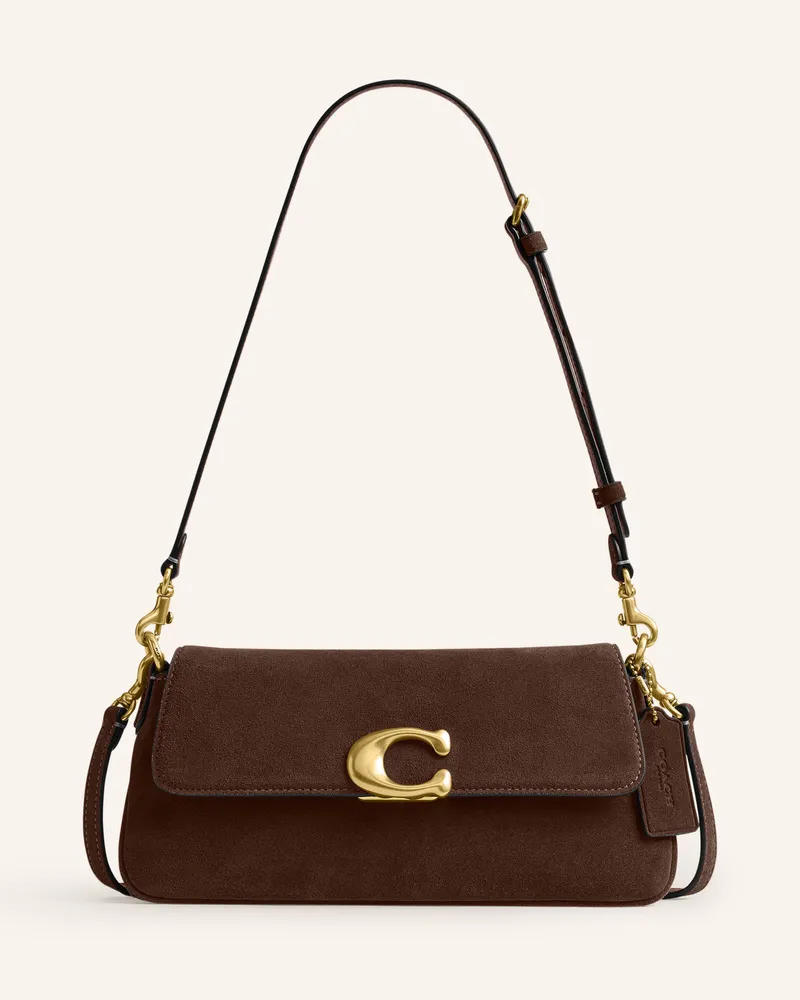 Coach Schultertasche Jet braun Dunkelbraun