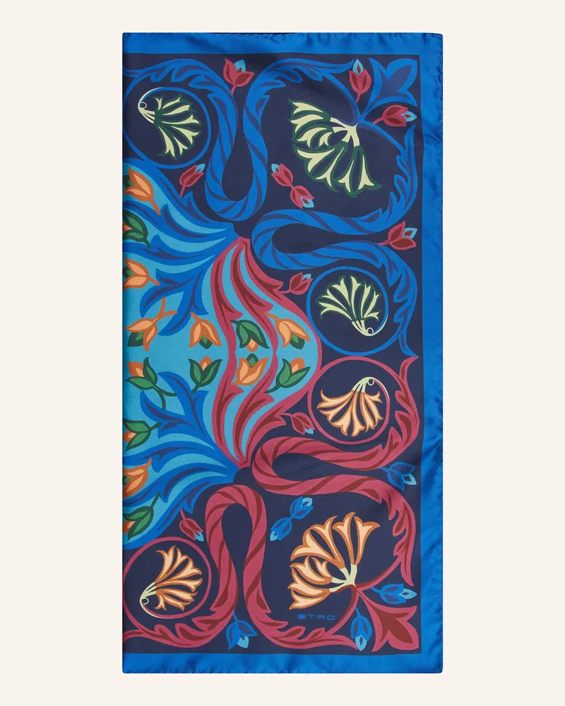 Etro Seidentuch Blau