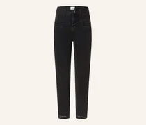 Cropped Jeans Pedal Pusher grau