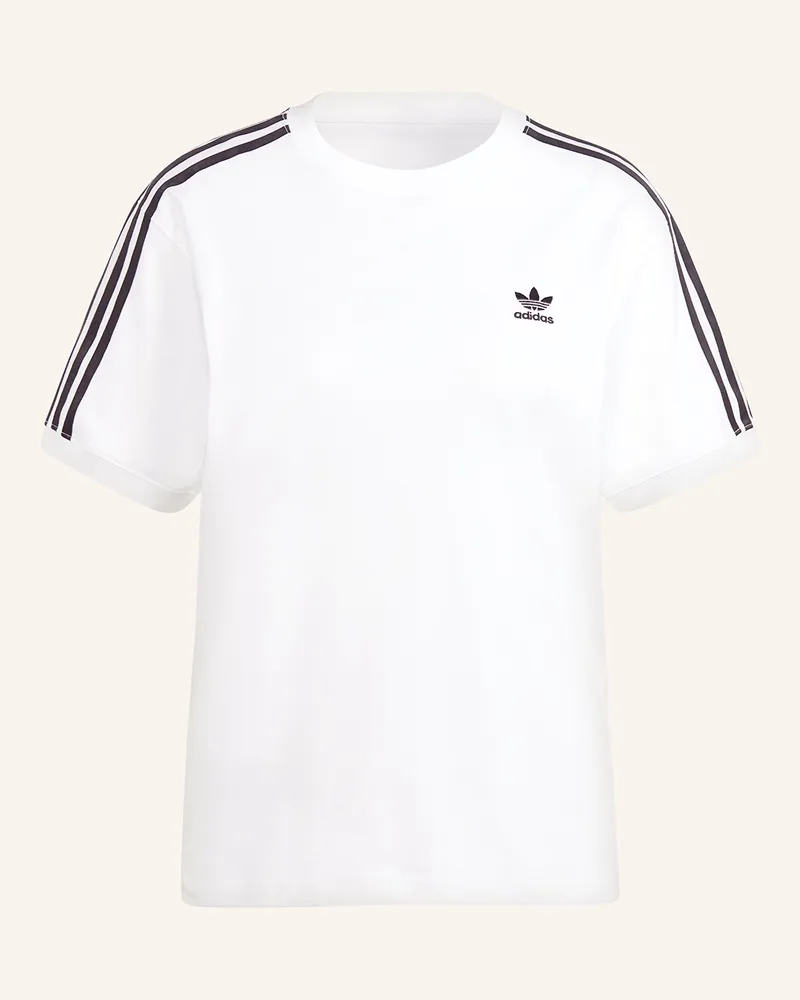 adidas T-Shirt  3 STRIPE Weiss