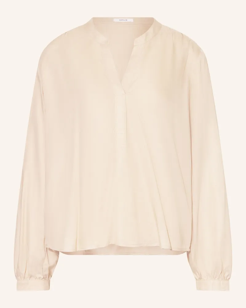 OPUS Blusenshirt Flanora beige Hellbraun