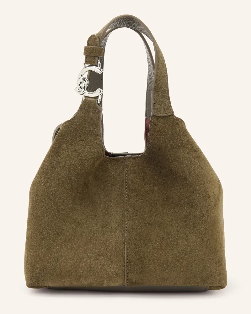 Coccinelle Handtasche Mit Pouch grau Dunkelbraun
