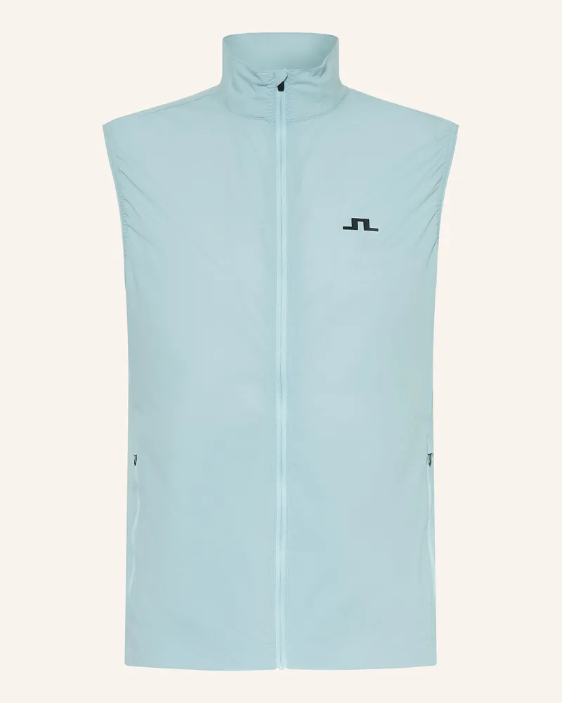 J.Lindeberg Funktionsweste blau Hellblau