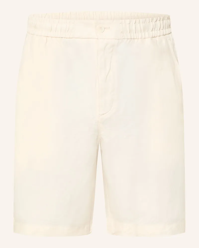Lacoste Shorts mit Leinen Beige