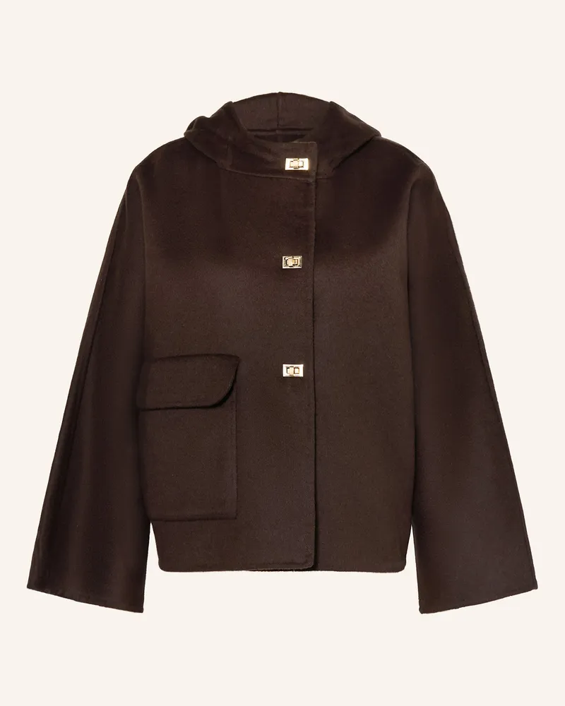 ba&sh Kastenjacke KOVE Dunkelbraun