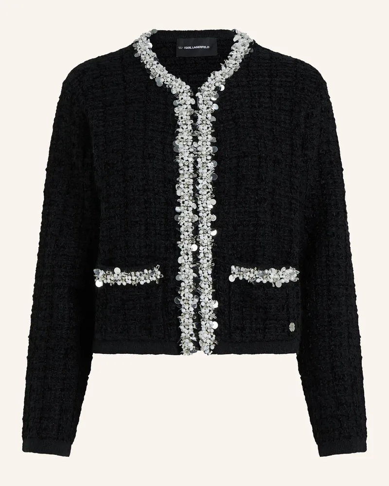 Karl Lagerfeld Top schwarz Schwarz