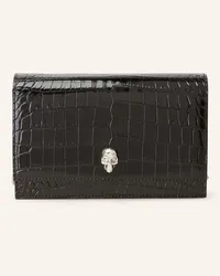 Alexander McQueen Clutch MINI SKULL Schwarz