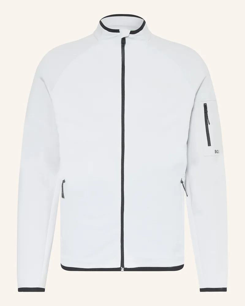 HUGO BOSS Jacke Fz Urban grau Hellgrau