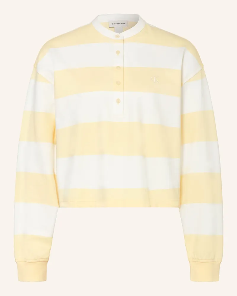 Calvin Klein Sweatshirt gelb Hellgelb