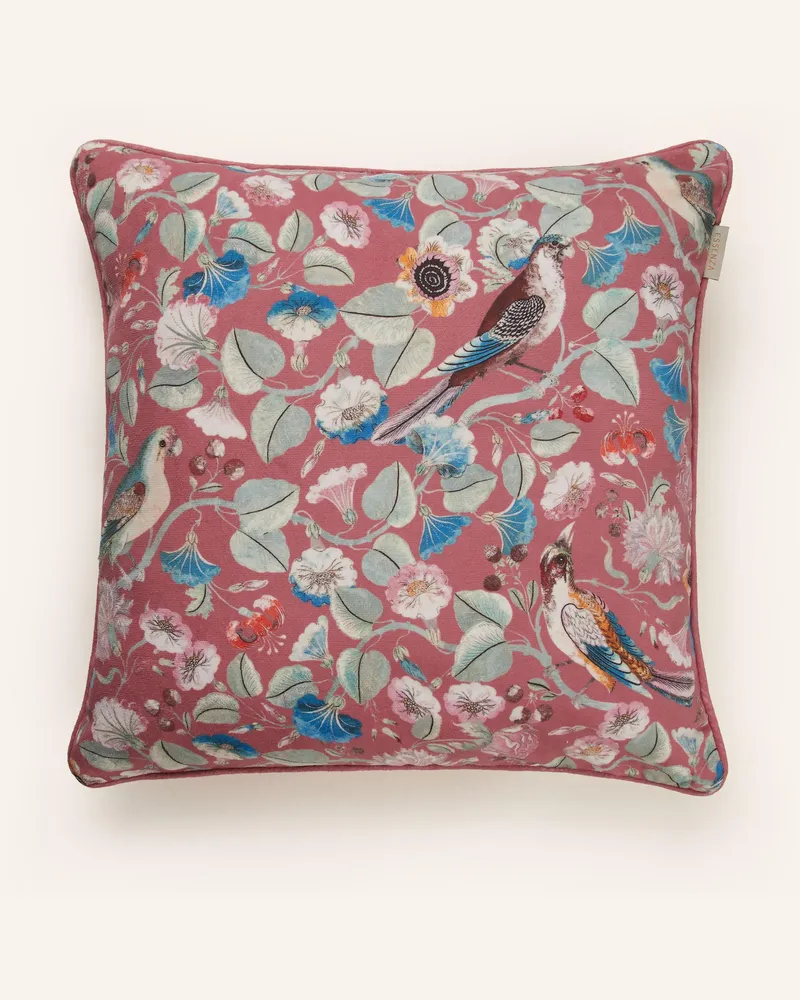 Essenza Dekokissen ALESTE aus Samt Altrosa