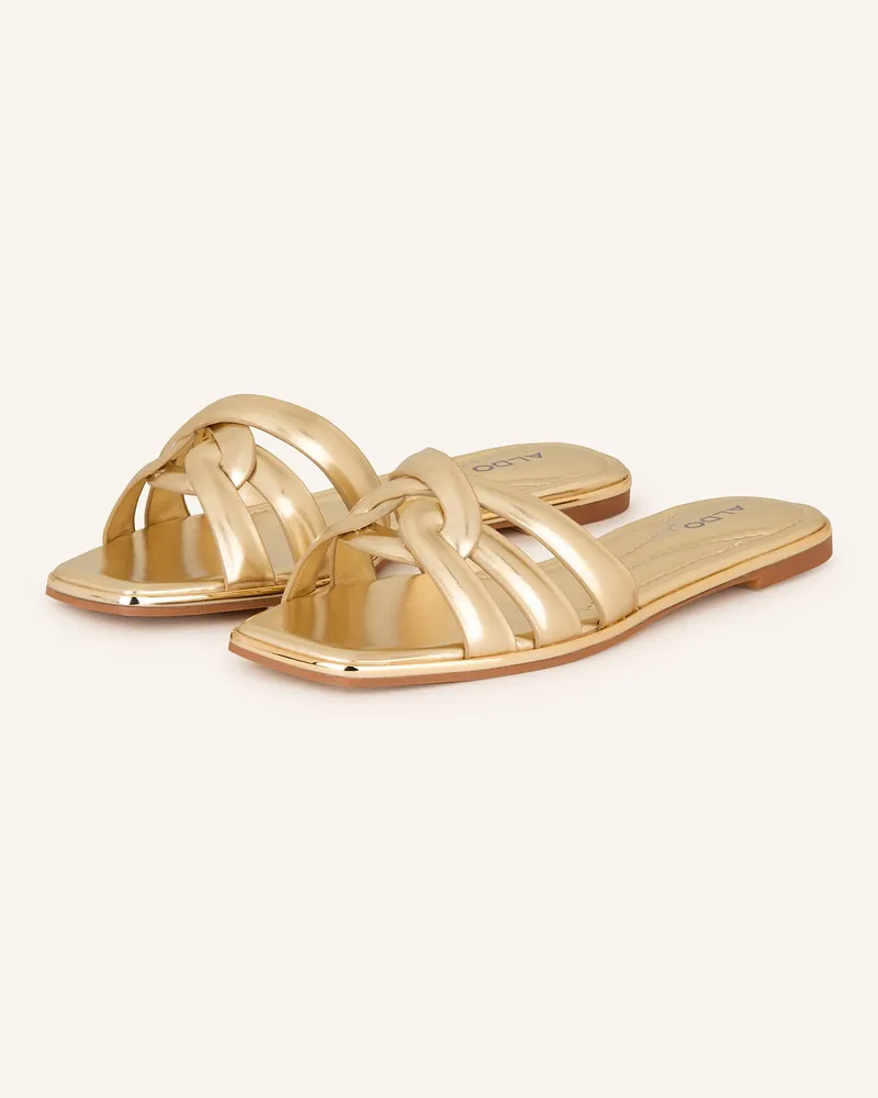 ALDO Pantoletten AUGUSTYA Gold
