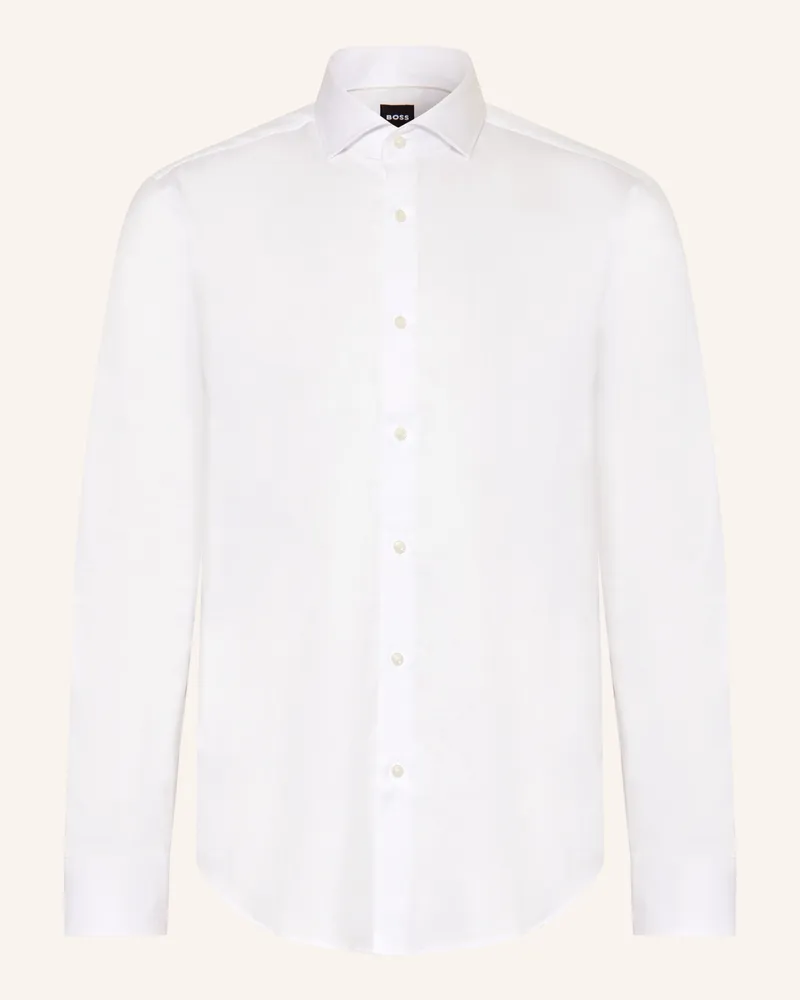 HUGO BOSS Hemd JOE Regular Fit Weiss