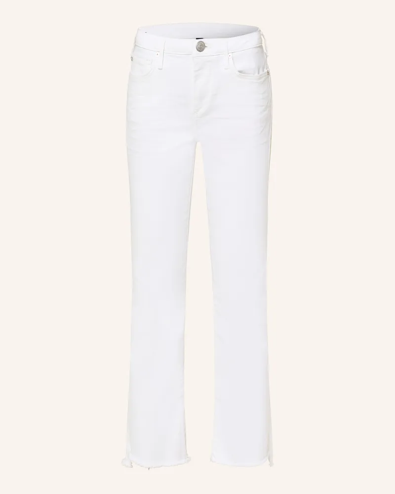 True Religion Flared Jeans Halle Kick Flare weiss Weiss