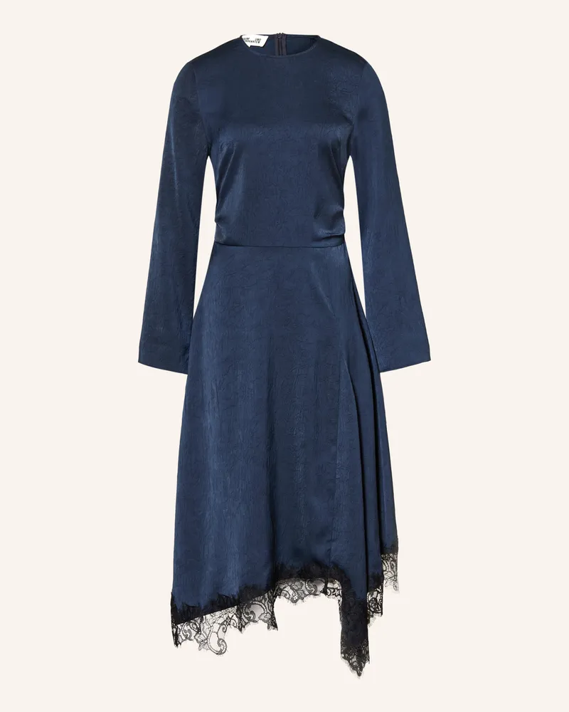 Baum und Pferdgarten Kleid Atinae Mit Spitze blau Dunkelblau