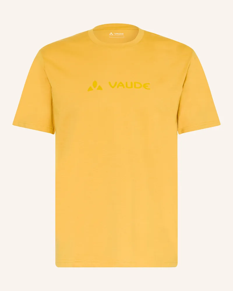 Vaude T-Shirt Logo Ii gelb Dunkelgelb
