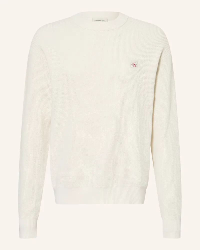 Calvin Klein Pullover beige Weiss