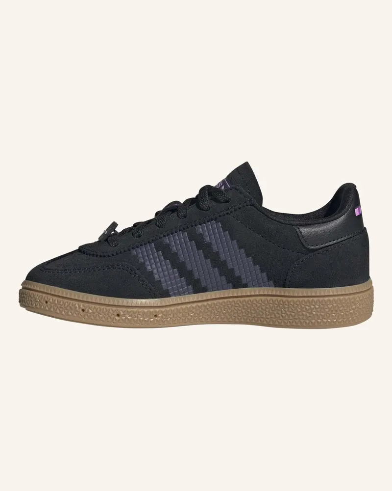 adidas HANDBALL SPEZIAL COMFORT CLOSURE ELASTIC LACE S MINECRAFT KINDERSCHUHE Schwarz