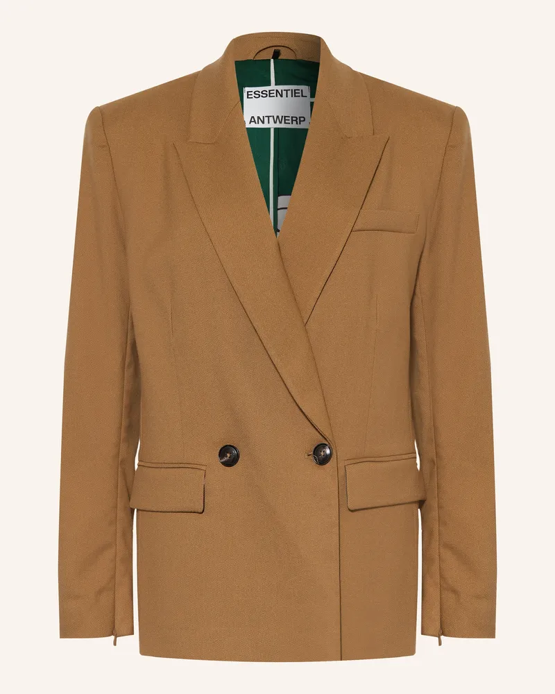 Essentiel Oversized-Blazer Kendra braun Cognac