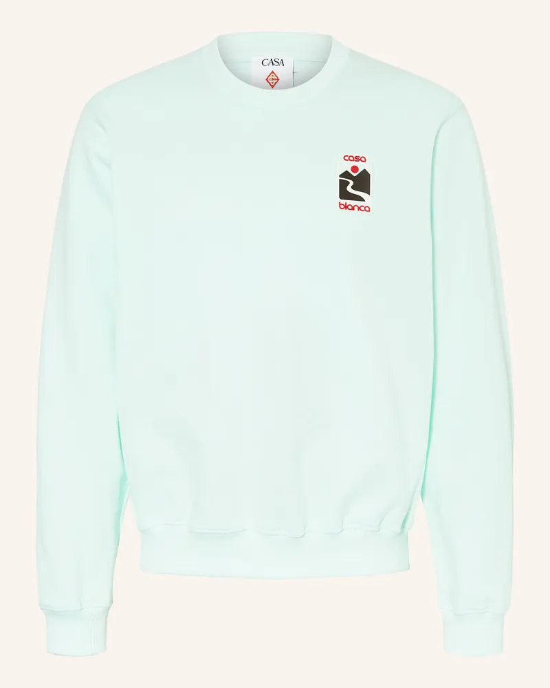 Casablanca Paris Sweatshirt gruen Mint