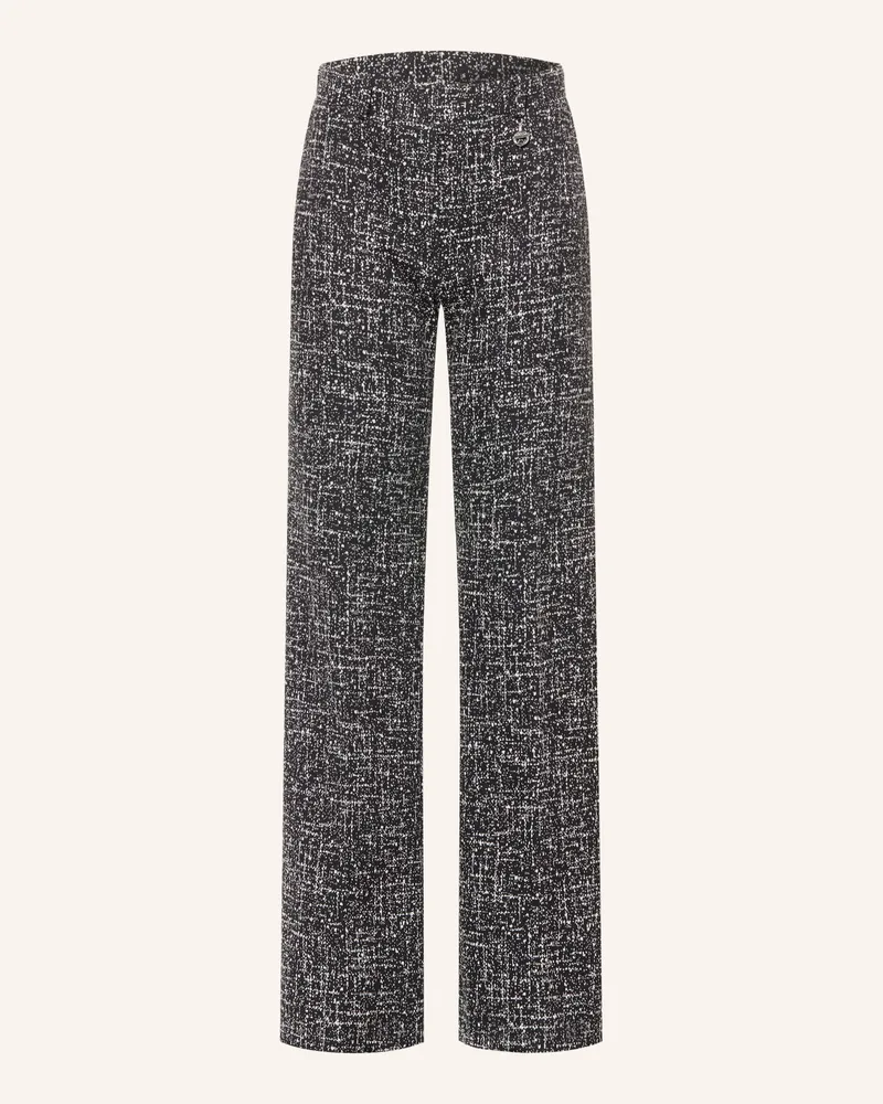 SEM PER LEI Marlenehose Aus Jersey schwarz Schwarz