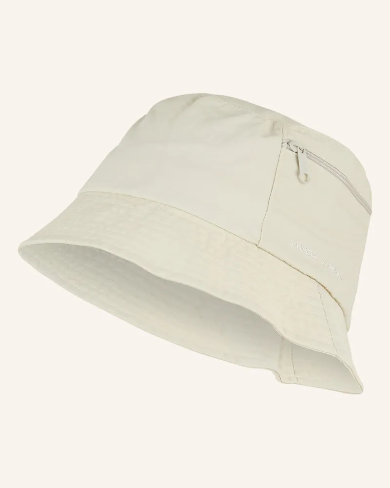 Samsøe & Samsøe Bucket-Hat Samike weiss Hellbraun