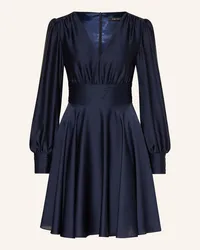 Swing Cocktailkleid aus Satin Blau