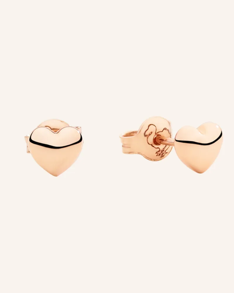DoDo Ohrstecker Cuore rosegold Roségold