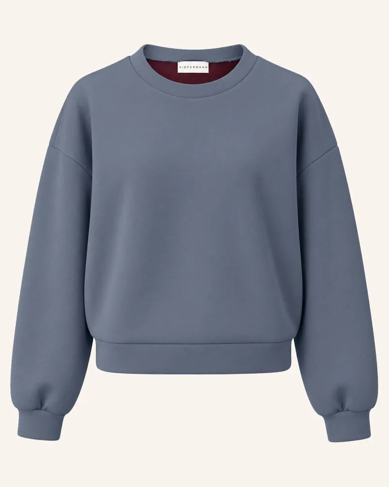 KIEFERMANN Kiefermann Women Damen Doubleface-Sweatshirt Dianthea blau Hellblau