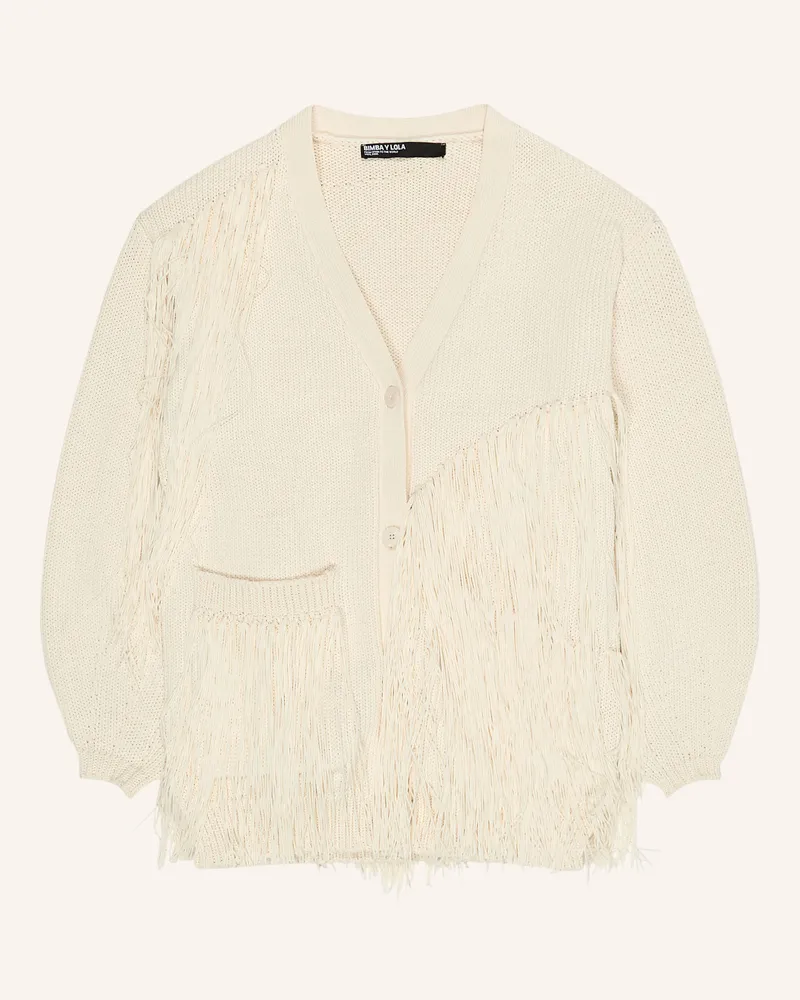 BIMBA Y LOLA Strickjacke weiss Weiss