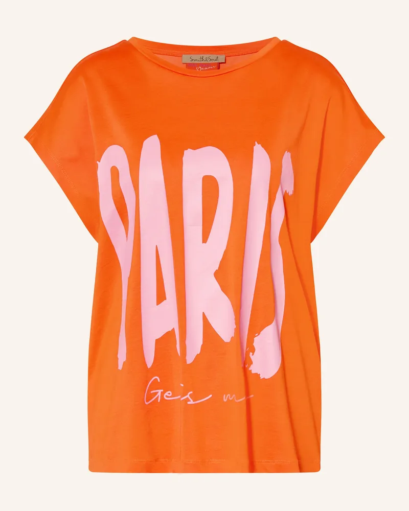 Smith & Soul Oversized-Shirt orange Rot