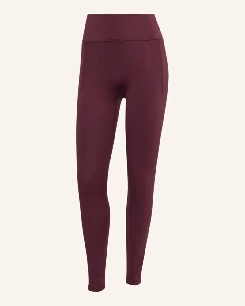 adidas Optime Workout Full Length Leggings rot Rot