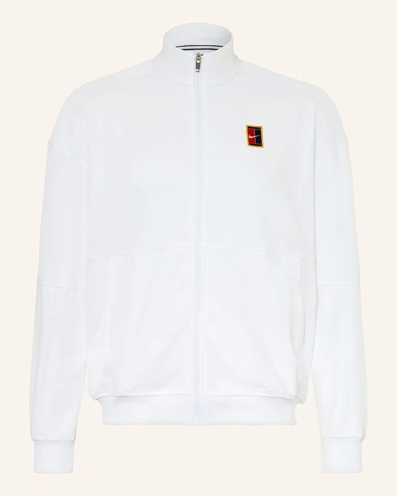 Nike Trainingsjacke COURT HERITAGE Weiss
