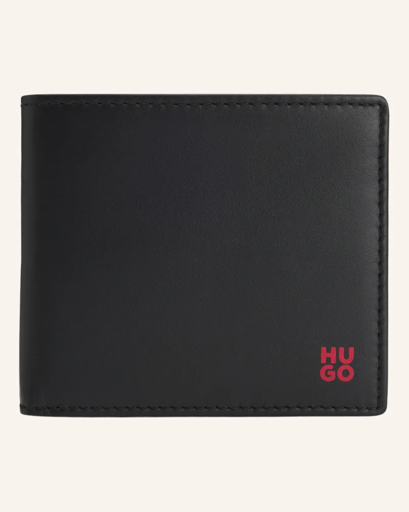 HUGO BOSS Brieftasche Tibby_N_4Cc Coin schwarz Schwarz